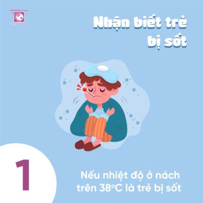 Nhận biết trẻ bị sốt