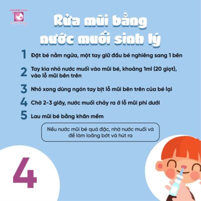 rửa mũi bằng nước muối sinh lý