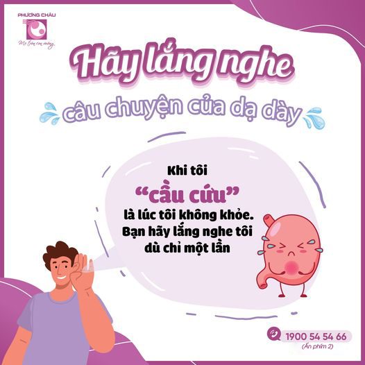 hãy lắng nghe câu chuyện của dạ dày